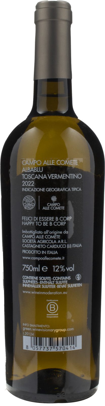 Campo alle Comete Vermentino Albablu 2022 - immagine 2