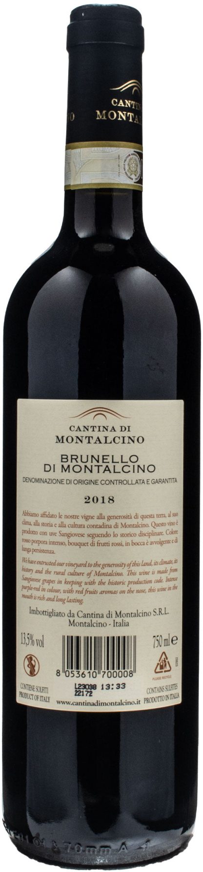 Cantina di Montalcino Brunello Montalcino 2018 - immagine 2