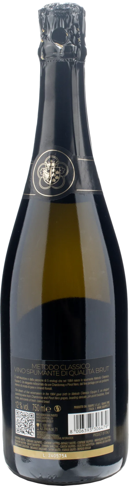 Cantina di Soave Equipe 5 Metodo Classico Cuvée N°60 Brut - immagine 2