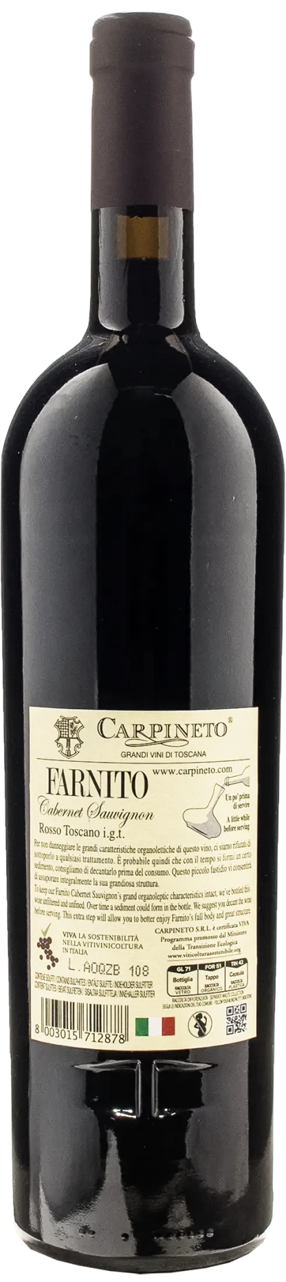 Carpineto Farnito Cabernet Sauvignon 2018 - immagine 2