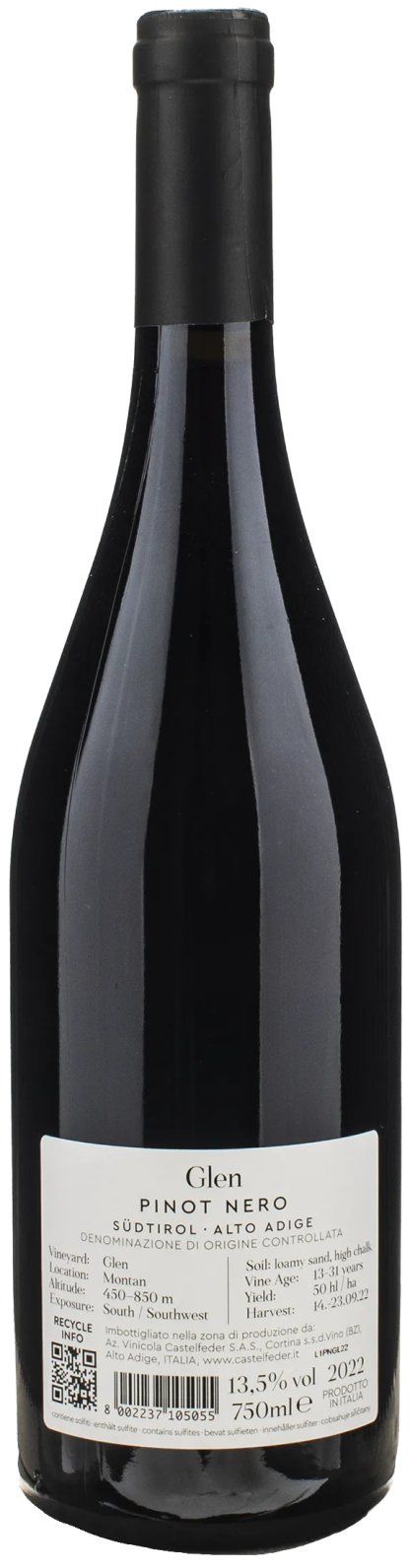 Castelfeder Pinot Noir Glen 2022 - immagine 2