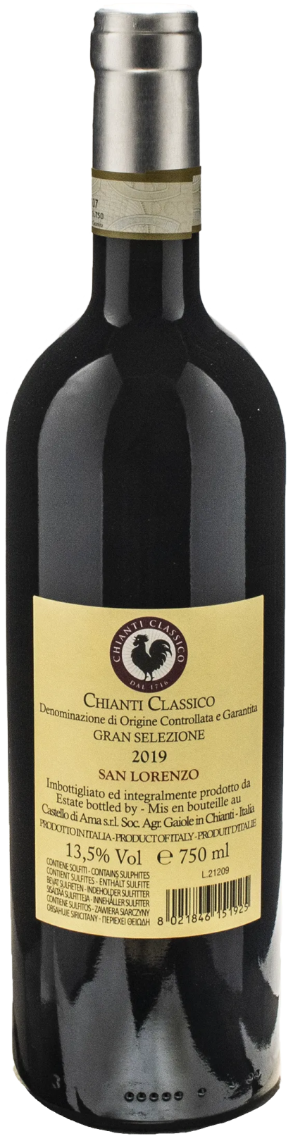 Castello di Ama Chianti Classico Gran Selezione San Lorenzo 2019 - immagine 2