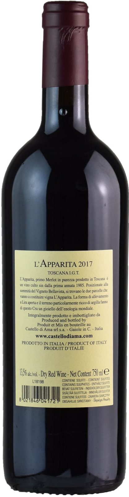 Castello di Ama Merlot l'Apparita 2017 - immagine 2