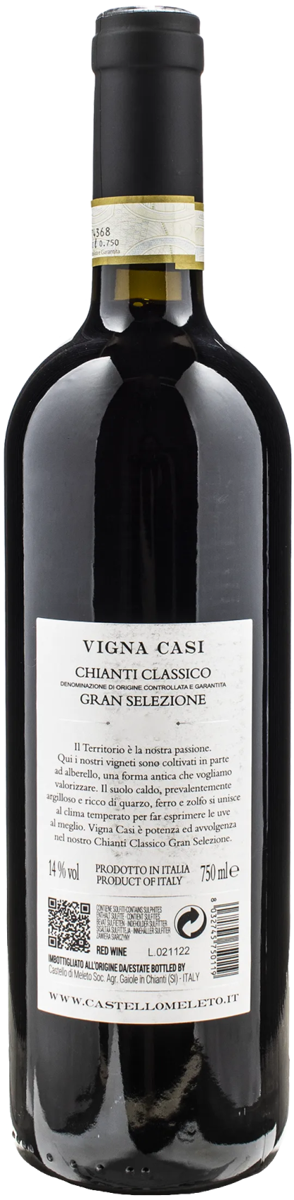 Castello di Meleto Chianti Classico Gran Selezione Vigna Casi 2019 - immagine 2