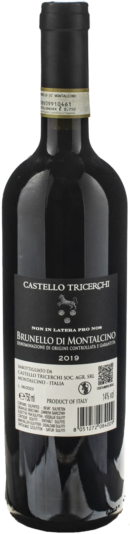 Castello Tricerchi Brunello di Montalcino 2019 - immagine 2