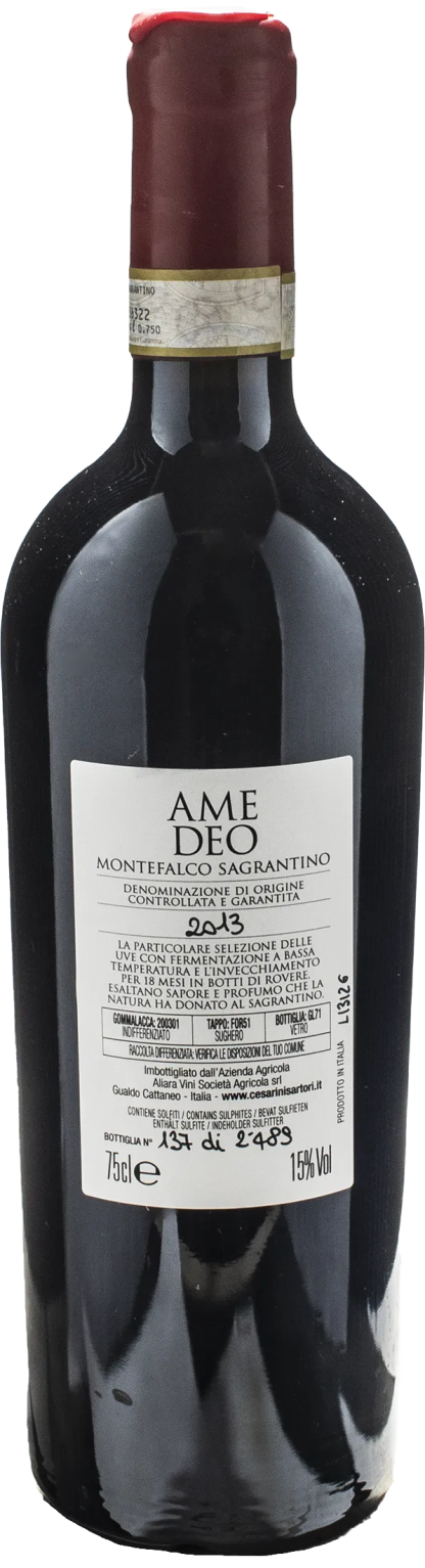 Cesarini Sartori Aliara Sagrantino di Montefalco Amedeo 2013 - immagine 2