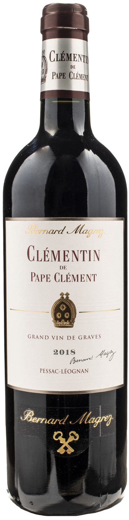 Chateau Clémentin de Pape Clément Pessac Léognan Rouge 2018