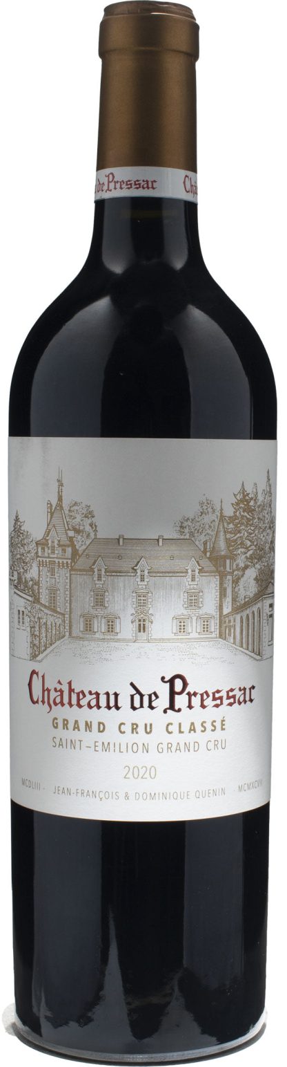 Chateau de Pressac Saint Emilion Grand Cru Classé 2020