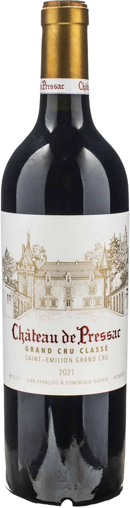 Chateau de Pressac Saint Emilion Grand Cru Classé 2021