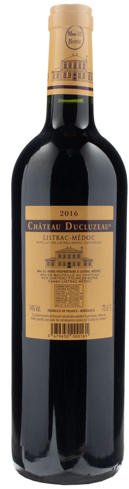 Chateau Ducluzeau Listrac Medoc 2016 - immagine 2