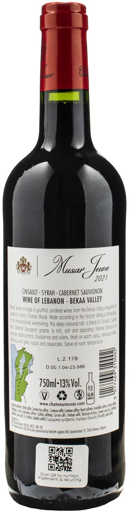 Chateau Musar Jeune Red 2021 - immagine 2