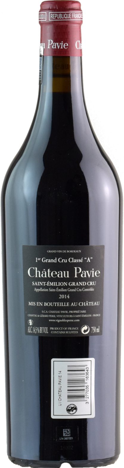 Chateau Pavie Saint Emilion 1er Grand Cru Classe 2014 - immagine 2