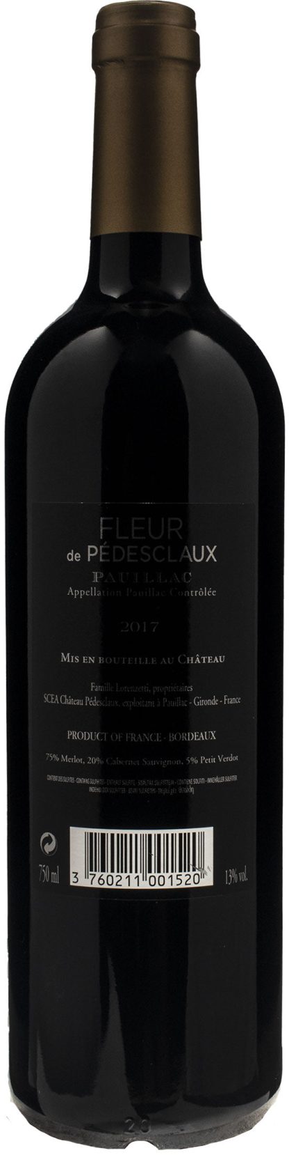 Chateau Pedesclaux Pauillac Fleur de Pedesclaux 2017 - immagine 2