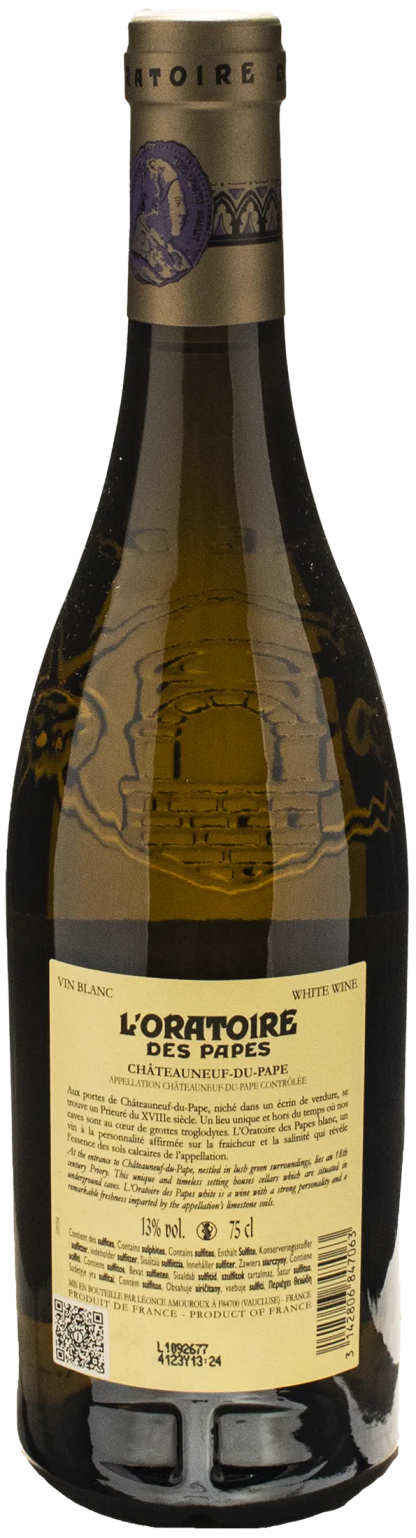 Clos de l'Oratoire des Papes Chateauneuf du Pape Blanc 2023 - immagine 2