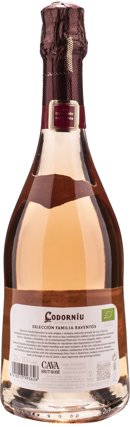 Codorniu Cava Seleccion Raventos Brut Rosé Pinot Noir - immagine 2