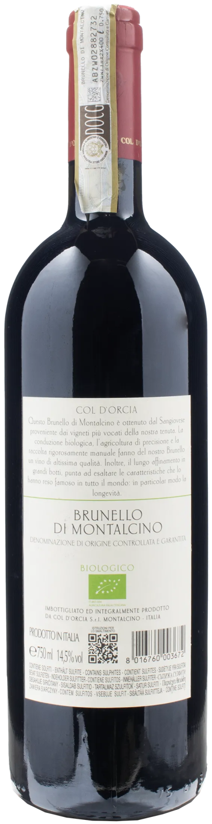 Col D'Orcia Brunello di Montalcino 2019 - immagine 2