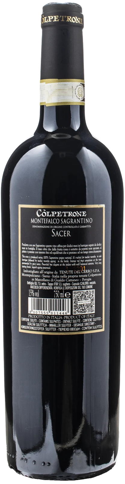 Colpetrone Sagrantino di Montefalco Sacer 2011 - immagine 2