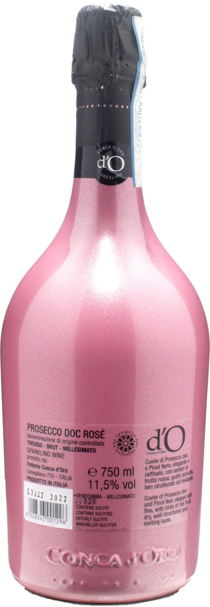 Conca d'Oro Prosecco Rosé Millesimato Brut 2022 - immagine 2