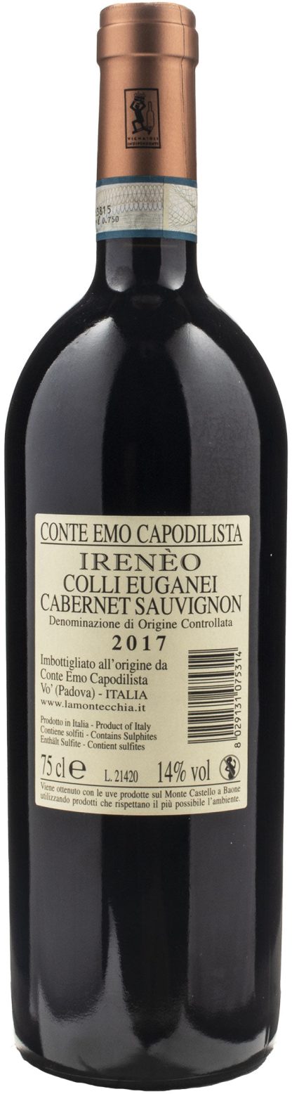 Conte Emo Capodilista Ireneo Colli Euganei Cabernet Sauvignon Baon 2017 - immagine 2