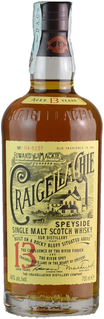 Craigellachie Single Malt Scotch Whisky 13 Y.O.