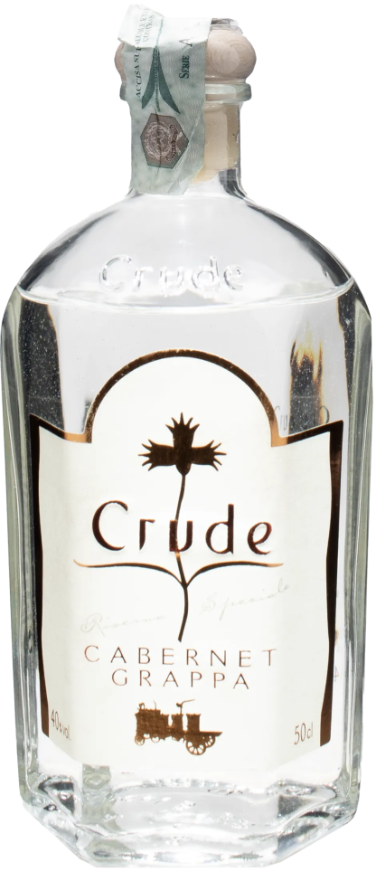 Crude Grappa Cabernet Riserva Speciale 0,5L