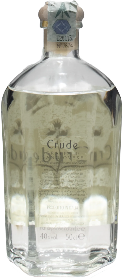 Crude Grappa Sangiovese Riserva Speciale 0,5L - immagine 2