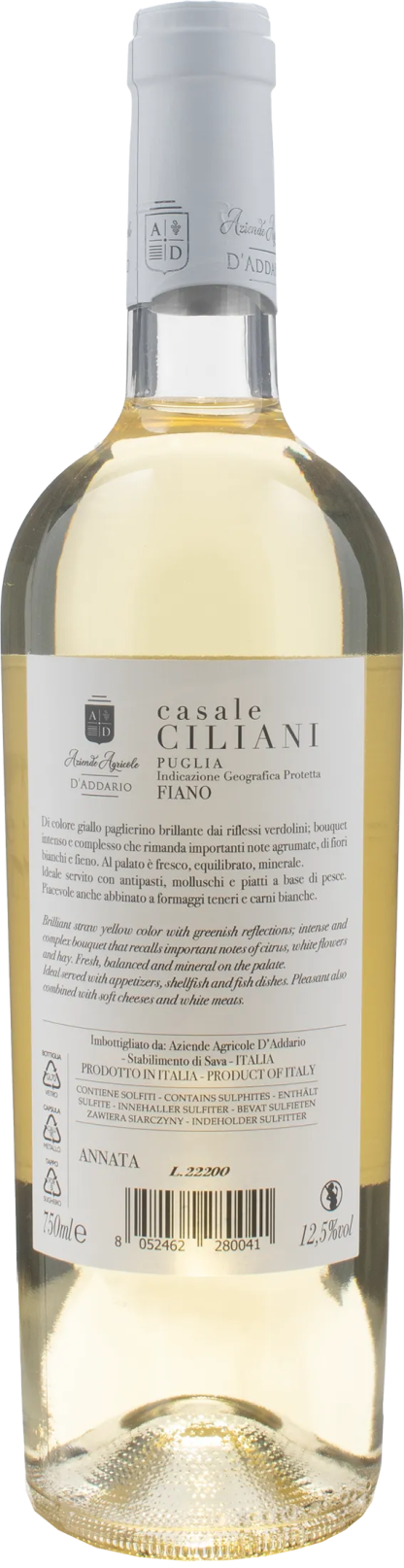 D'Addario Fiano Casale Ciliani 2021 - immagine 2