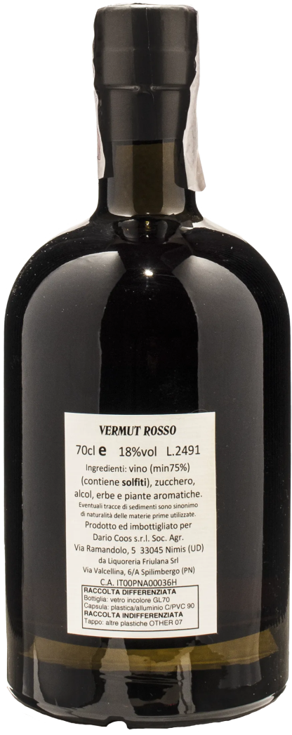 Dario Coos Romandus Vermut Rosso 0.70L - immagine 2