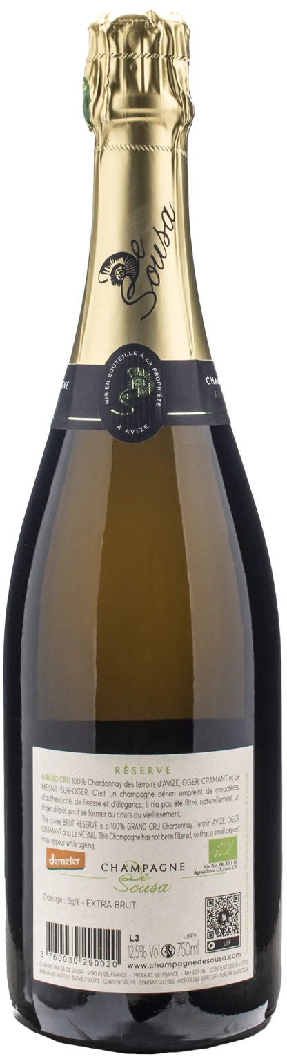 De Sousa Champagne Grand Cru Blanc de Blancs Reserve Extra Brut - immagine 2