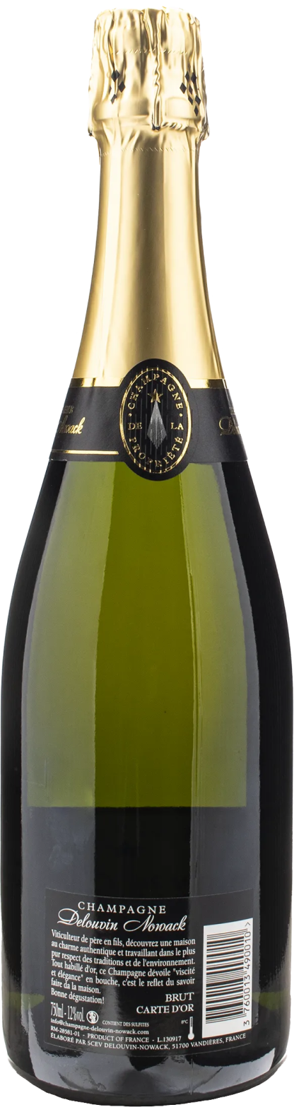 Delouvin Nowack Champagne Vandières Carte d'Or Brut - immagine 2