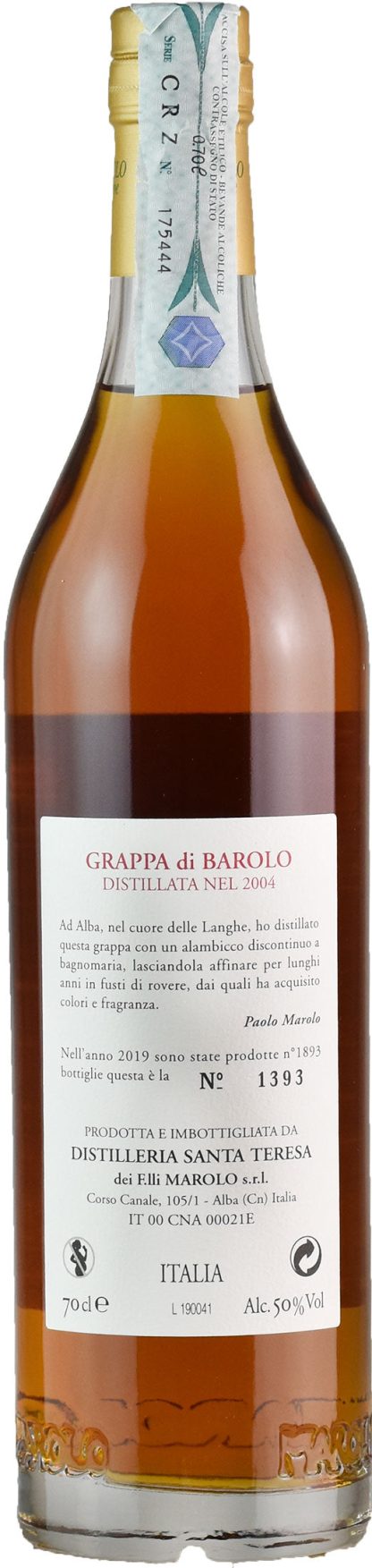 Distilleria Marolo Grappa di Barolo 15 Y.O. - immagine 2