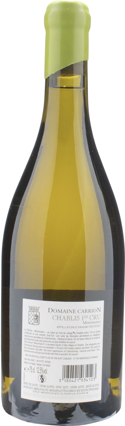 Domaine Eugenie Carrion Chablis 1er Cru Montmains 2021 - immagine 2