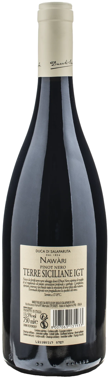 Duca di Salaparuta Pinot Nero Nawari 2019 - immagine 2