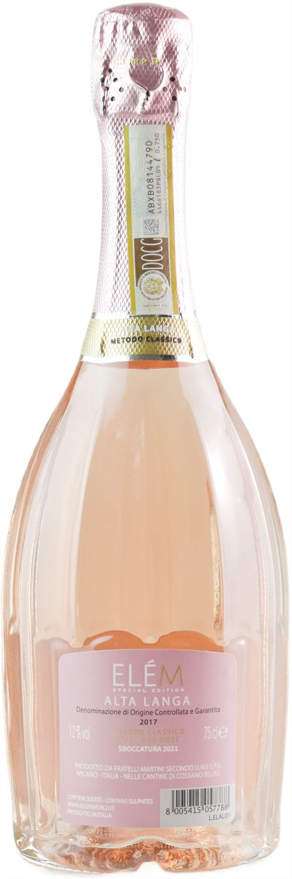 Elém Special Edition Alta Langa Metodo Classico Rosé Pas Dosé 2017 - immagine 2