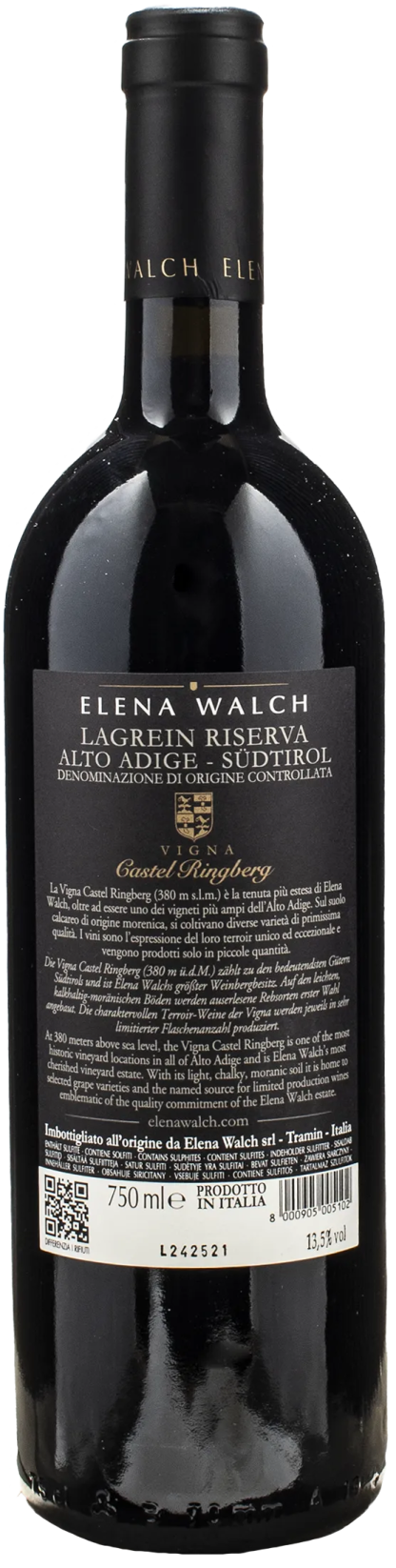 Elena Walch Alto Adige Lagrein Riserva Vigna Castel Ringberg 2022 - immagine 2