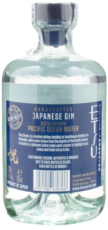 Etsu Pacific Ocean Japanese Gin - immagine 2