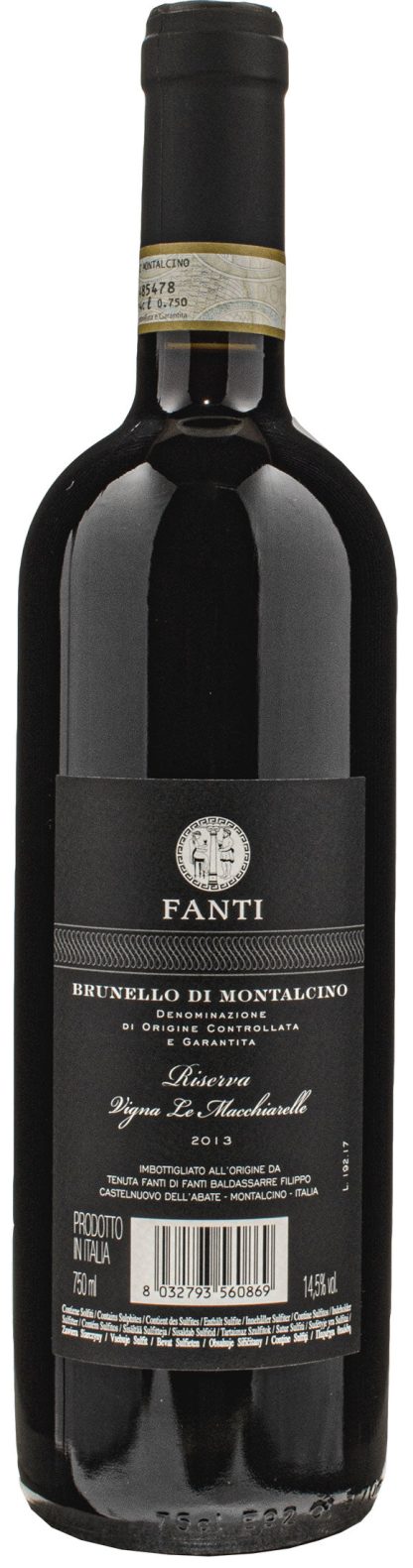 Fanti Brunello di Montalcino Riserva Vigna Le Macchiarelle 2013 - immagine 2