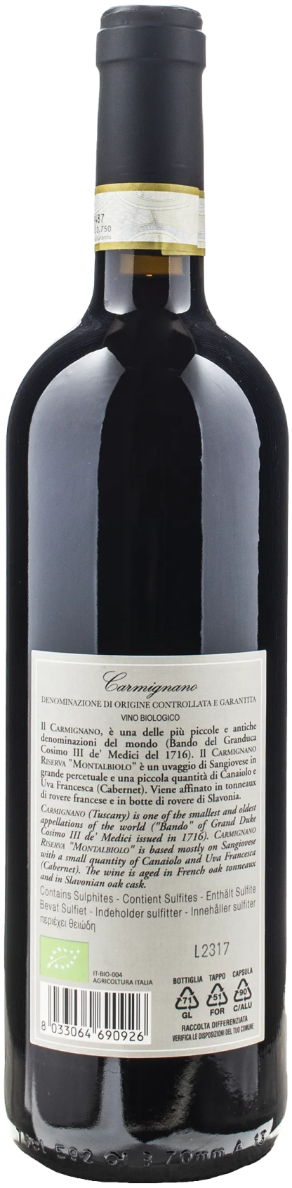 Fattoria Ambra Carmignano Montalbiolo Riserva 2020 - immagine 2