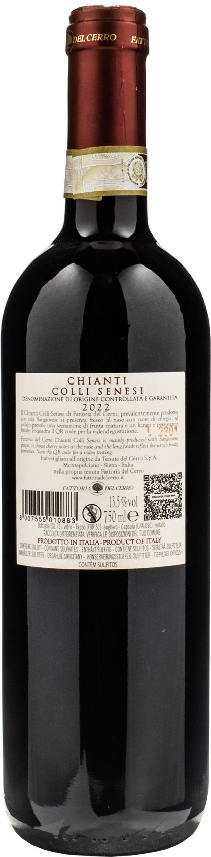 Fattoria del Cerro Chianti Colli Senesi 2022 - immagine 2