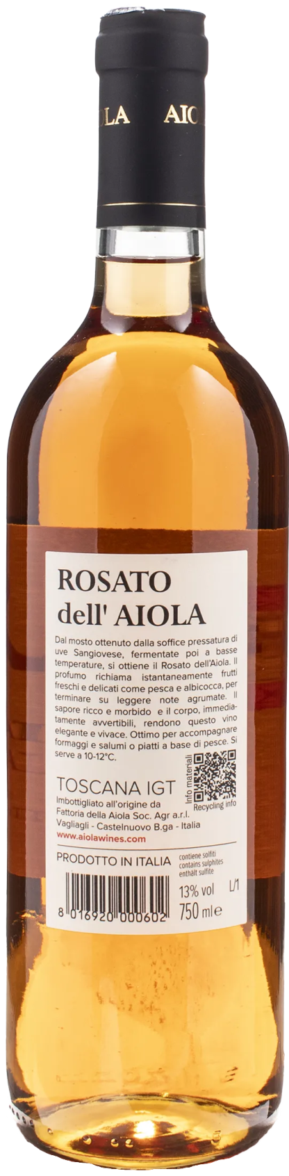 Fattoria della Aiola Rosato dell'Aiola 2022 - immagine 2