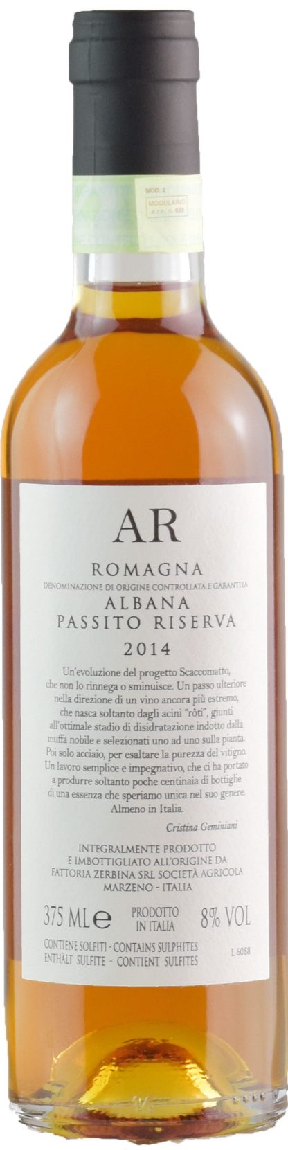 Zerbina Albana AR Passito Riserva 0.375L 2014 - immagine 2