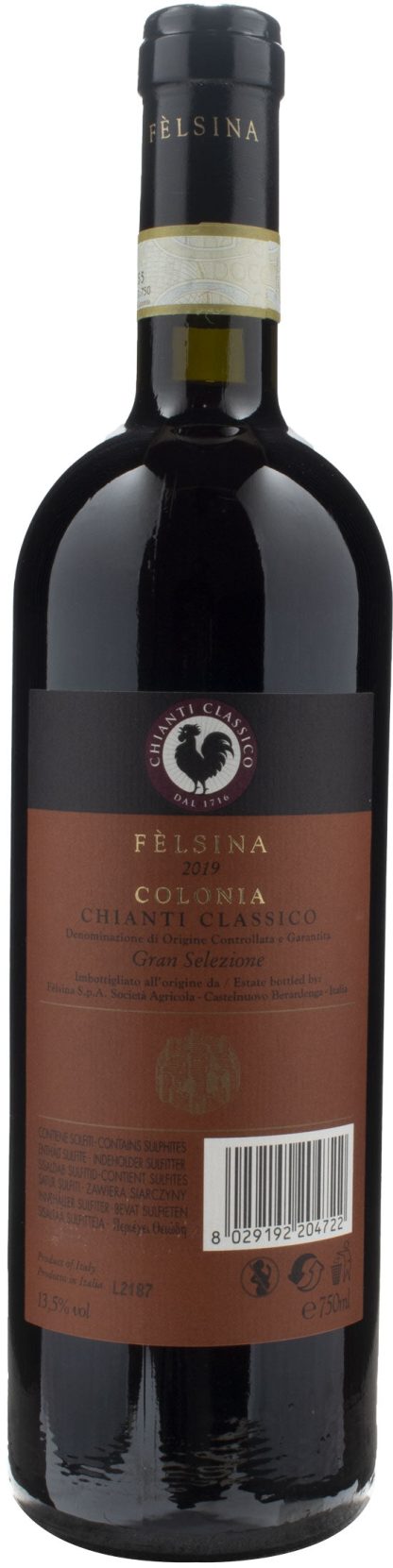 Felsina Chianti Classico Gran Selezione Colonia 2019 - immagine 2