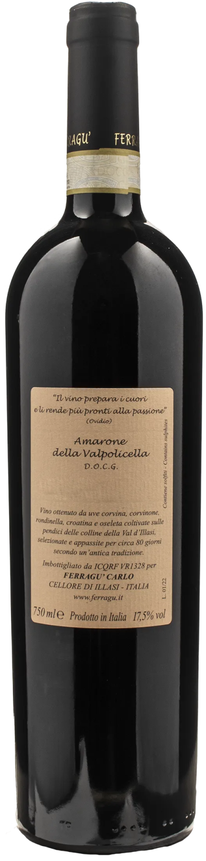 Ferragù Amarone della Valpolicella 2017 - immagine 2