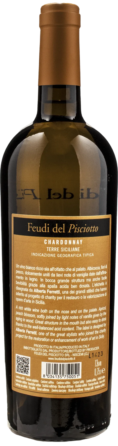 Feudi del Pisciotto Chardonnay Alberta Ferretti 2021 - immagine 2