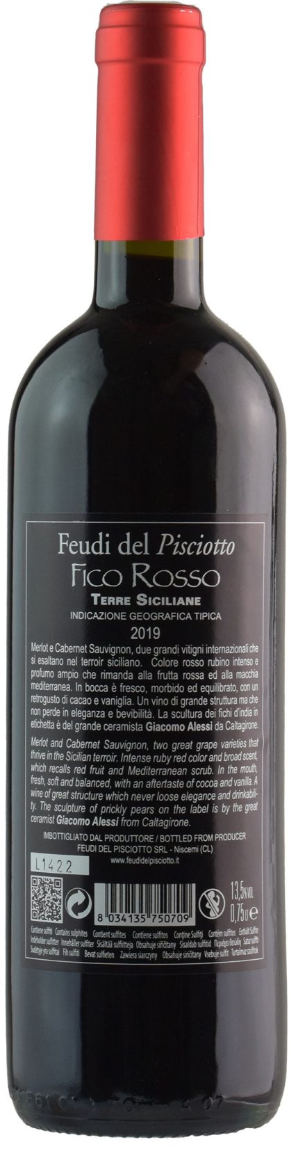 Feudi del Pisciotto Fico Rosso 2019 - immagine 2