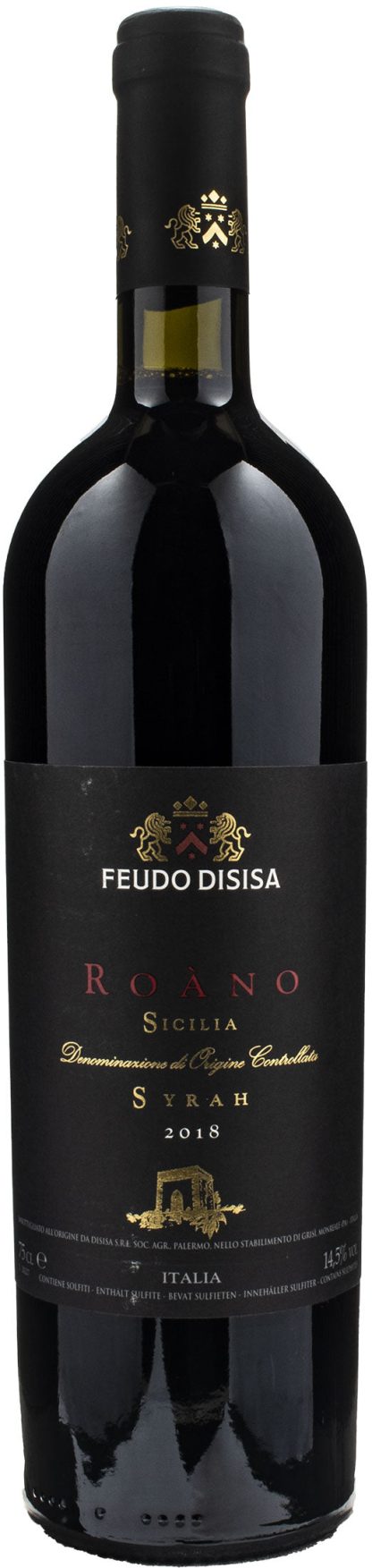 Feudo Disisa Syrah Roàno 2018