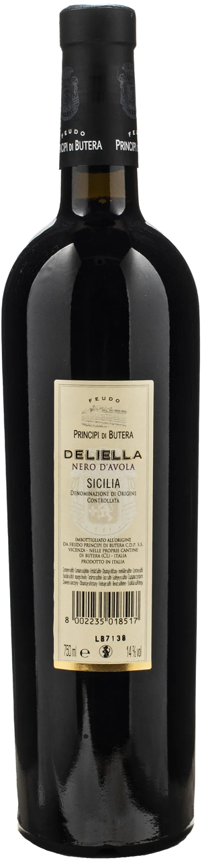 Feudo Principi di Butera Deliella Nero d'Avola 2015 - immagine 2