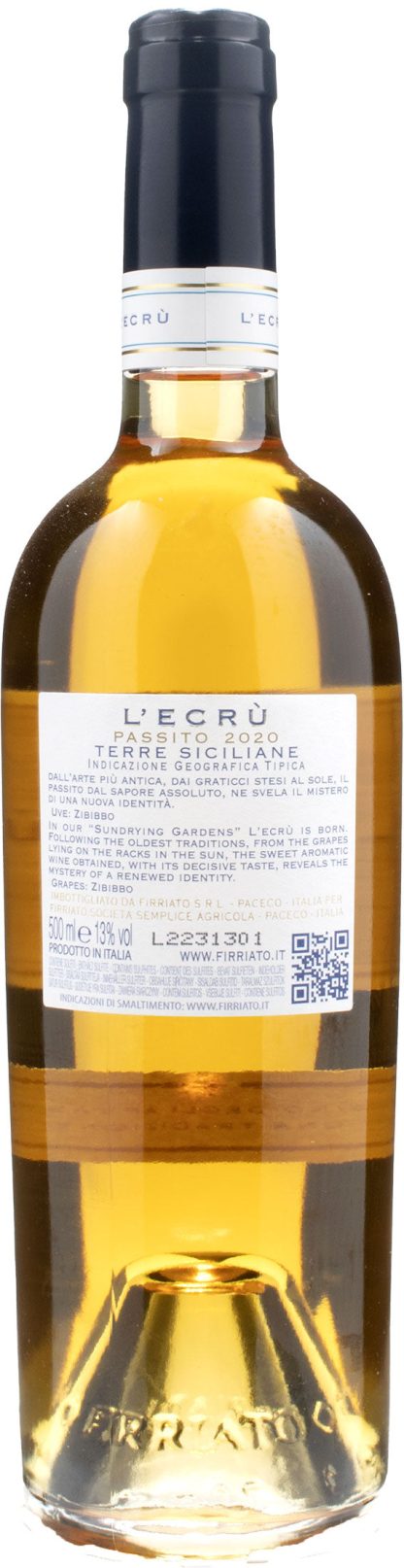 Firriato l'Ecru' Passito 0.5L 2020 - immagine 2