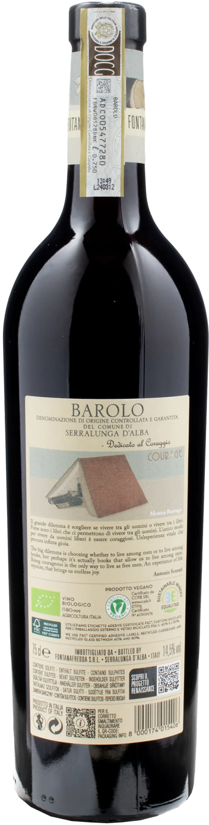 Fontanafredda Barolo Serralunga d'Alba 2020 - immagine 2