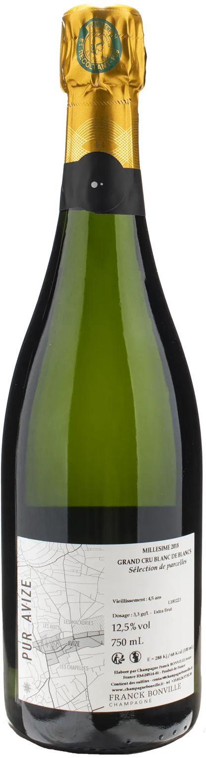 Franck Bonville Champagne Grand Cru Blanc de Blancs Pur Avize Extra Brut 2018 - immagine 2